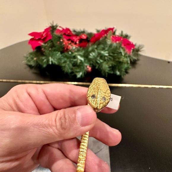 NWT RARE AUTHENTIC Julie Vos Textured Snake Open Cuff - Picture 6 of 17